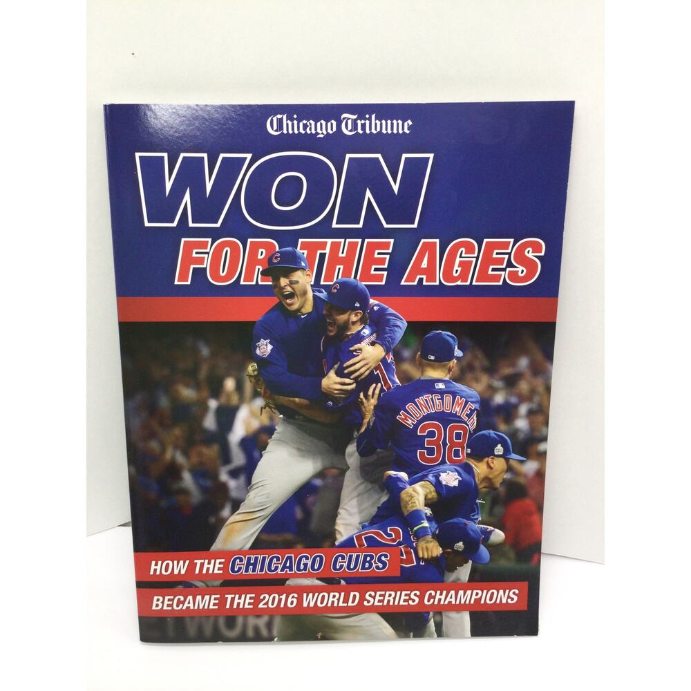 Chicago Cubs "Won For The Ages"  World Series 2016 Commemorative Book